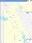 Live Oak County, TX Digital Map Basic Style